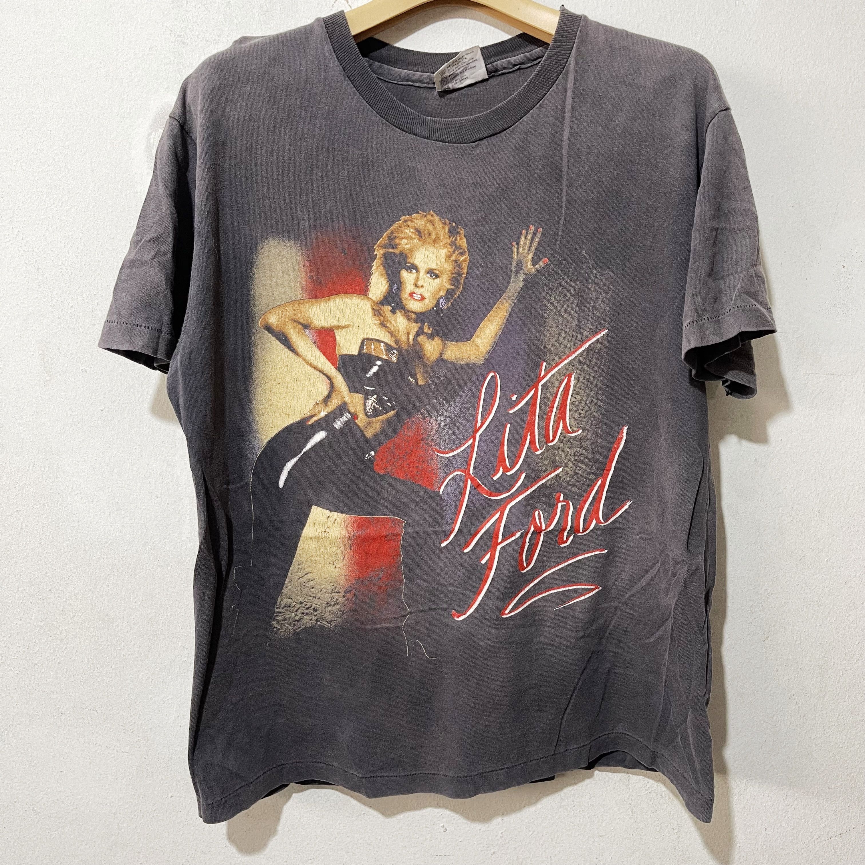 Band Tees × Vintage Vintage 1988 Lita Ford Shirt Size US M / EU 48-50 / 2 - 1 Thumbnail