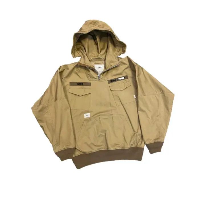 Wtaps WTAPS Khaki Half-Zip Pocket Jacket 0079 Size US M / EU 48-50 / 2 - 1 Thumbnail