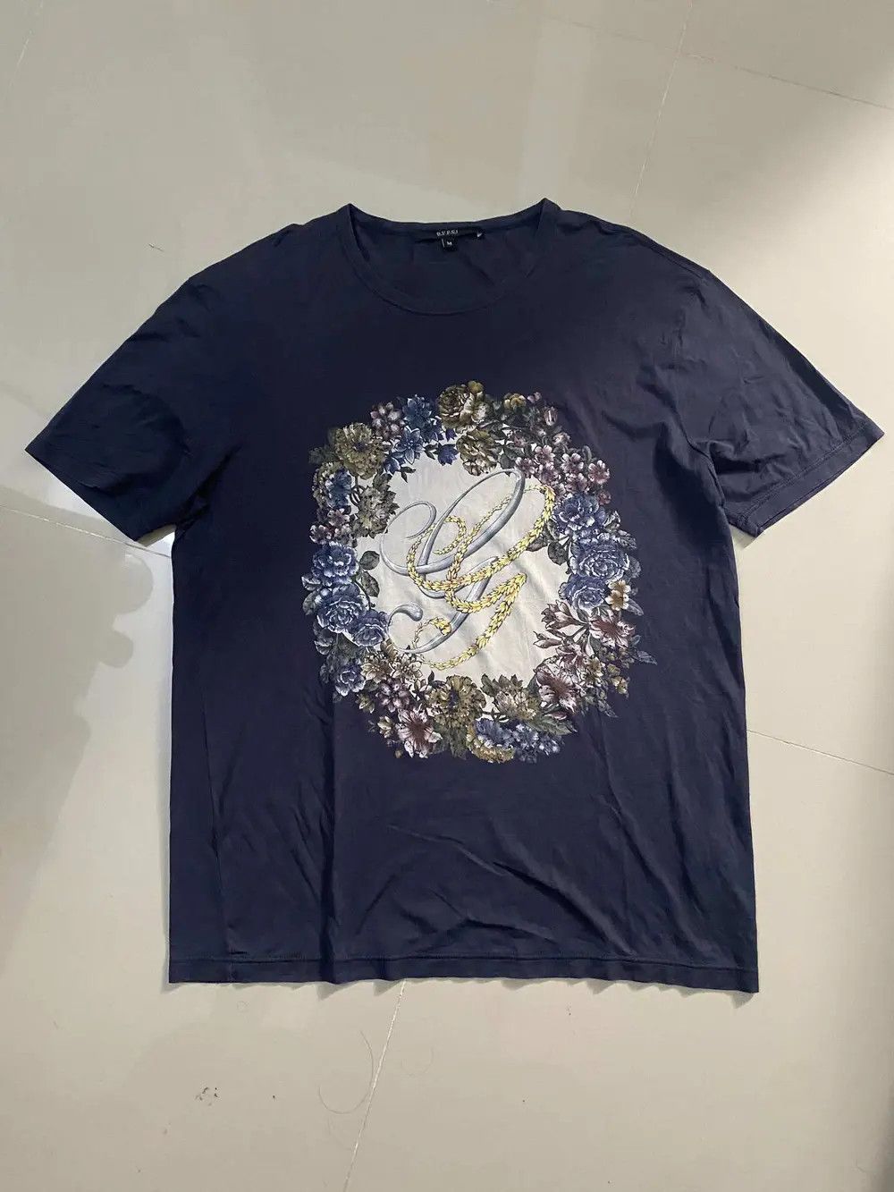 Gucci GG Floral T shirt Short Sleeve T Shirts