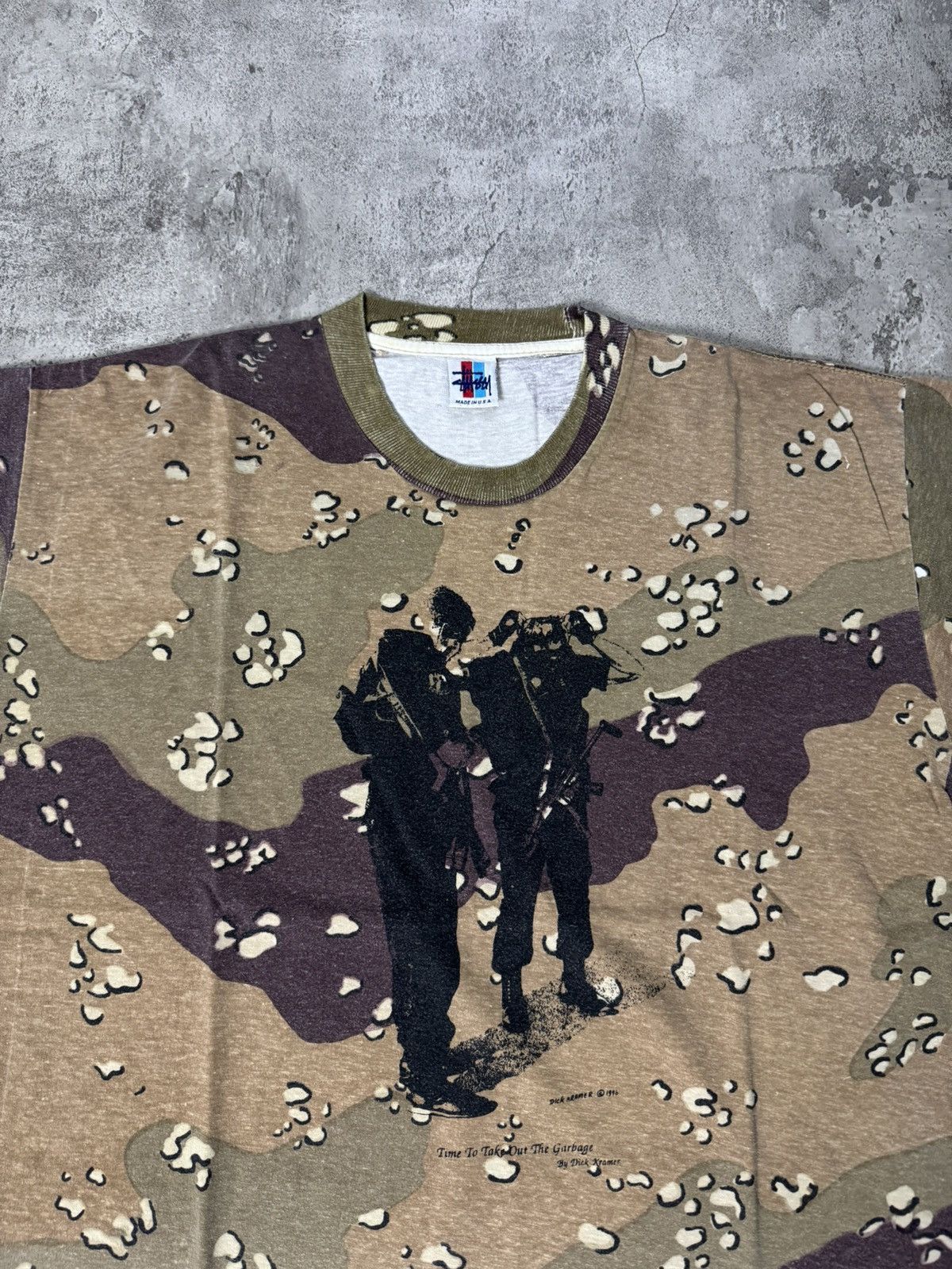 Stussy VINTAGE STUSSY DICK KRAMER CAMO SHIRT Size US L / EU 52-54 / 3 - 2 Thumbnail