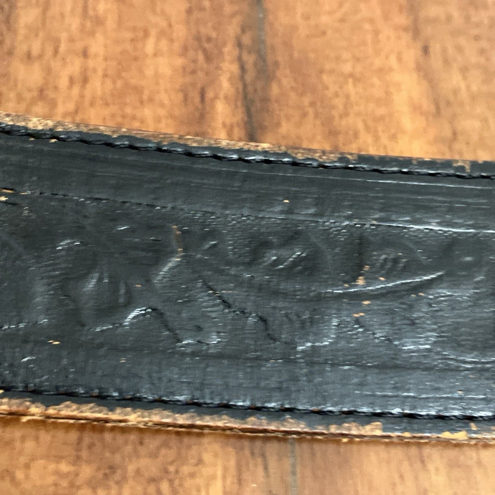 Other International Harvester Tractor 1970s Leather Belt & Buckle Size ONE SIZE - 9 Thumbnail
