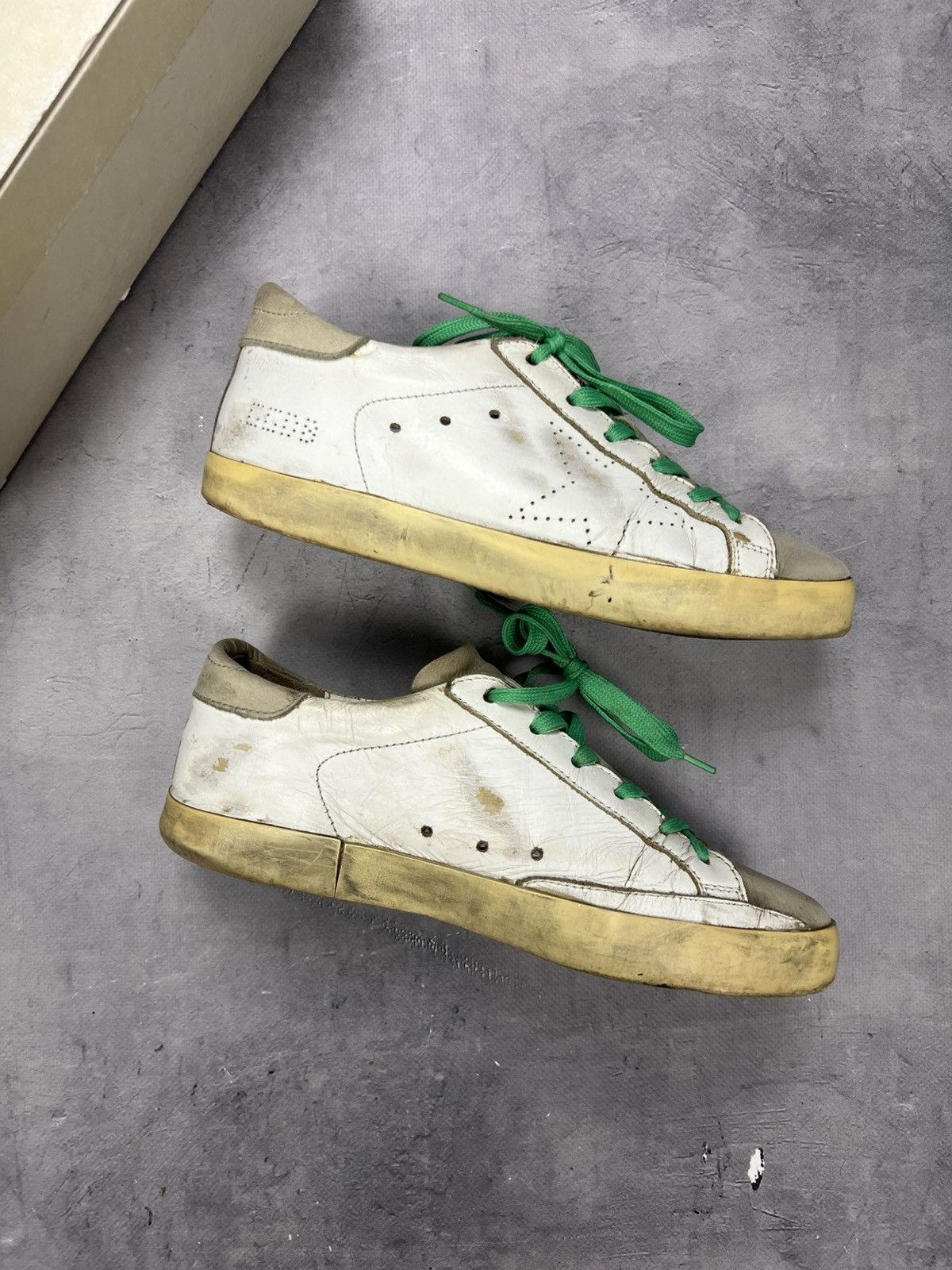 Golden Goose GOLDEN GOOSE GGDB SUPERSTAR White Leather sneakers sz37 Size US 7 / IT 37 - 7 Thumbnail