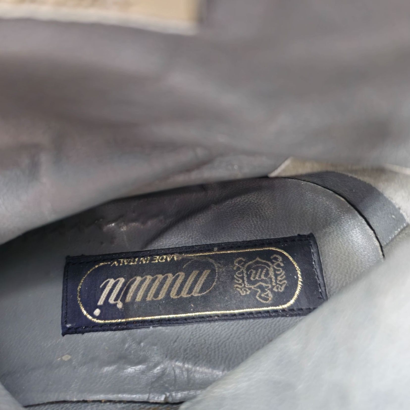 Mauri Vintage Mauri Exotic Ostrich and Suede Gray Dress Shoes Mens Size US 8.5 / EU 41-42 - 11 Thumbnail