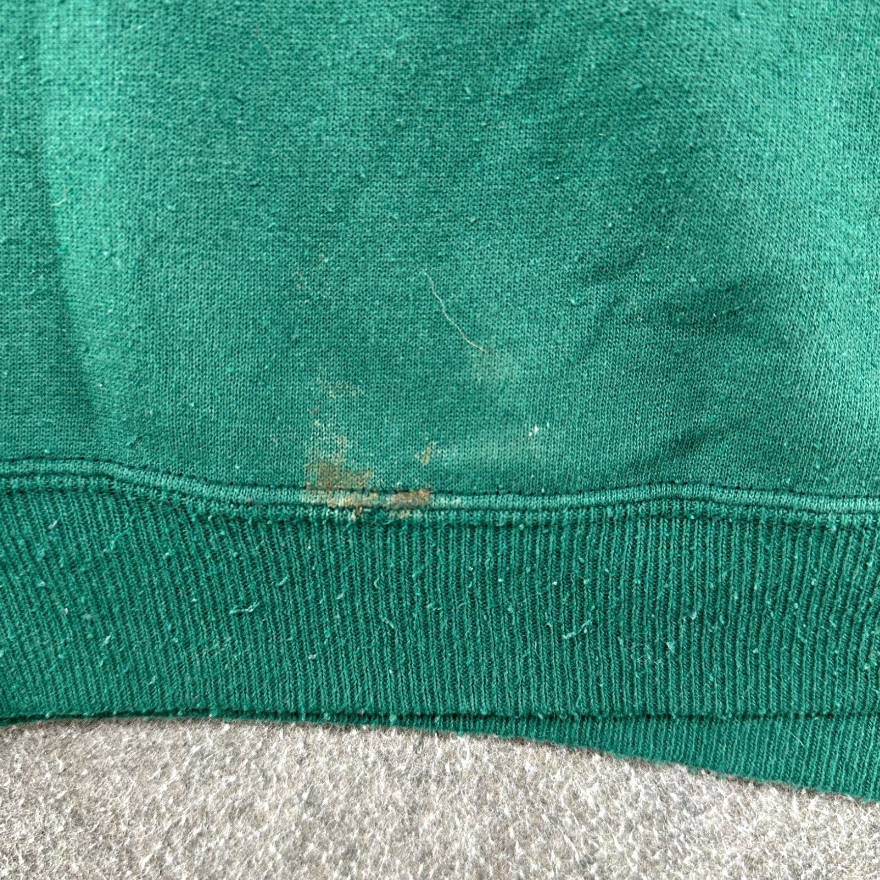 Hanes VINTAGE Wine Sweatshirt Mens 2XL Green Pullover Hanes Cotton 90s City Pullover Sweatshirt Men Green 2XL Size US XXL / EU 58 / 5 - 4 Thumbnail
