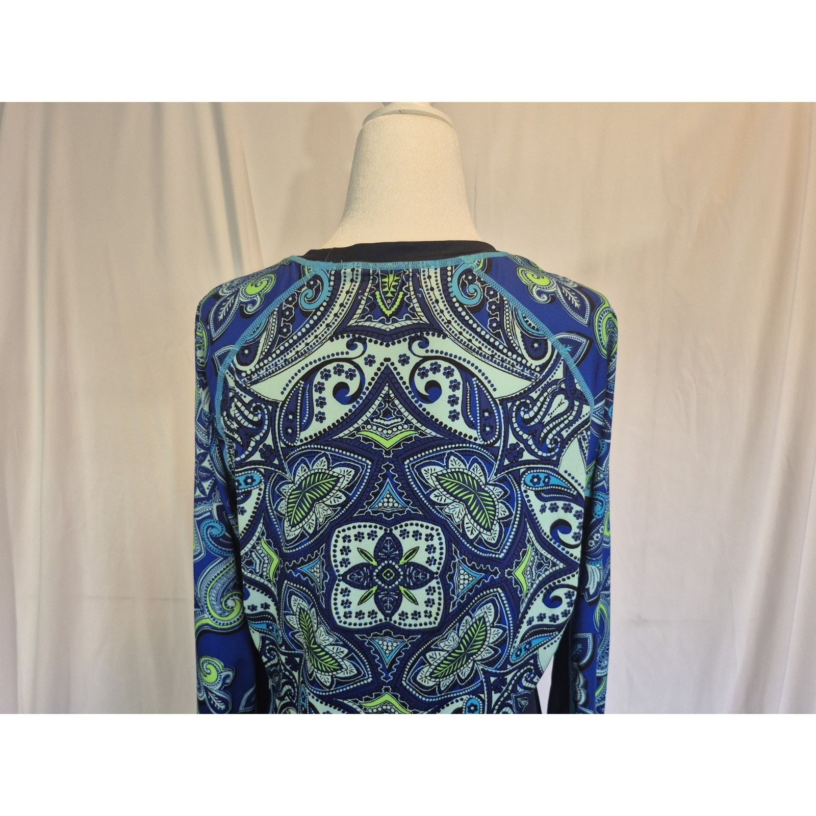 Athleta New Athleta Womens Runaway Rashguard Blue Green Top Medium Size M / US 6-8 / IT 42-44 - 7 Thumbnail