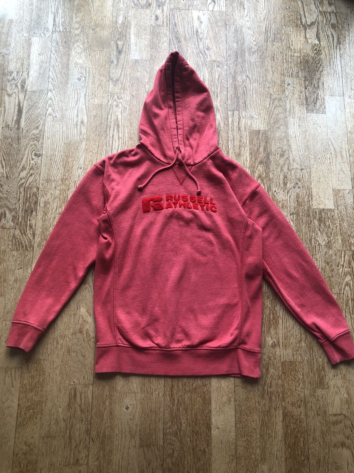 Russell Athletic RUSSELL ATHLETIC CLASSIC WASHED RED SPORT HOODIE Size US M / EU 48-50 / 2 - 1 Thumbnail
