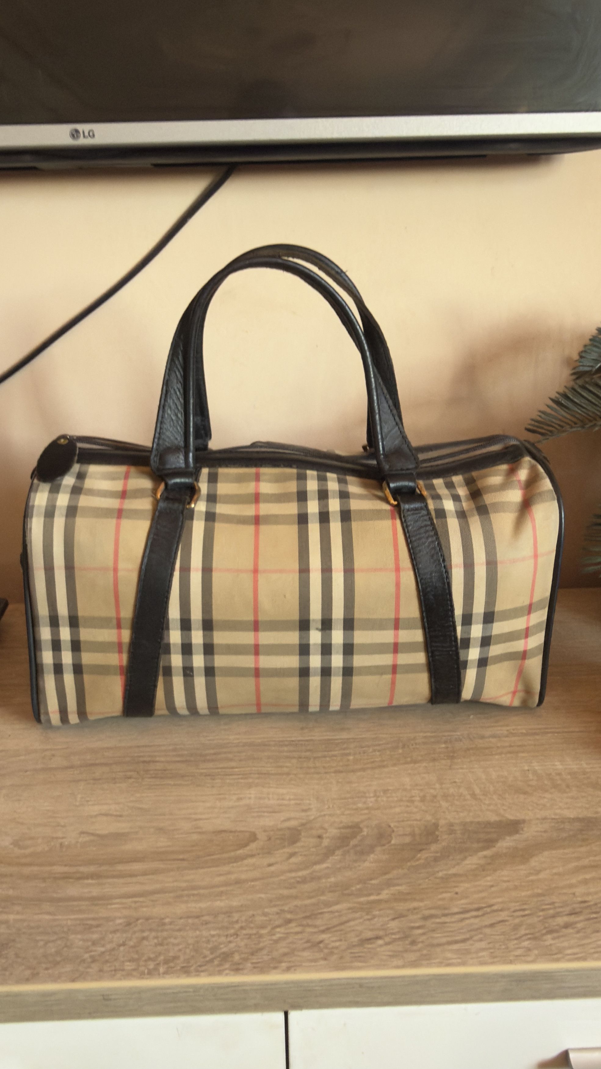 Burberry Vintage 70s Burberry novacheck duffle travel bag Size ONE SIZE - 1 Thumbnail