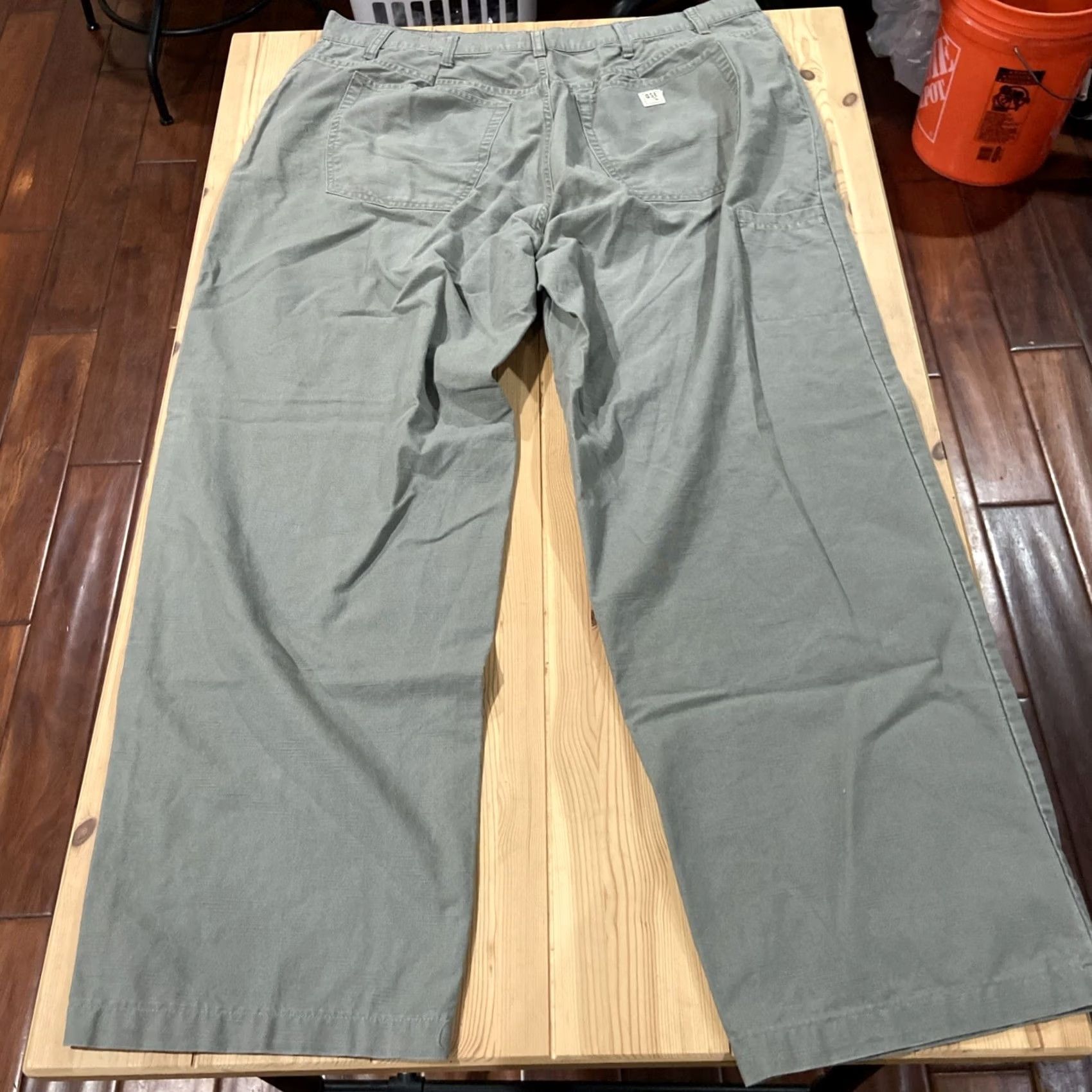 Quiksilver Quiksilver Edition QSE 42 Olive Green Baggy Pen Pocket Pants Corduroy 5-Pocket Men Regular Inseam 30 Size US 42 / EU 58 - 7 Thumbnail