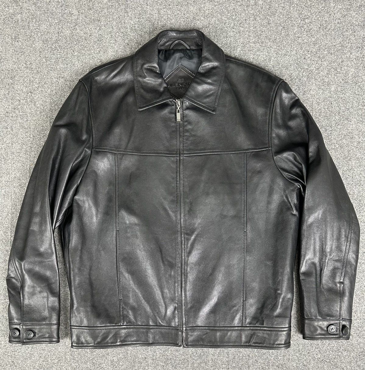 Balenciaga Balenciaga - Nicolas Ghesquiere 1997 Zip-Up Leather Jacket Size US M / EU 48-50 / 2 - 1 Thumbnail