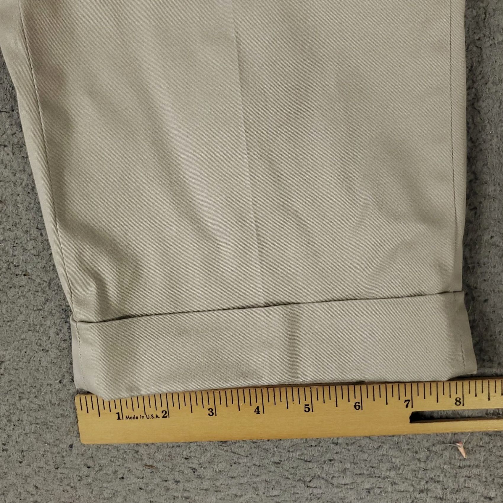 Brooks Brothers Brooks Brothers Pants Mens Size 38x30 Beige Elliot Pleated Chino Trousers Size US 38 / EU 54 - 6 Thumbnail