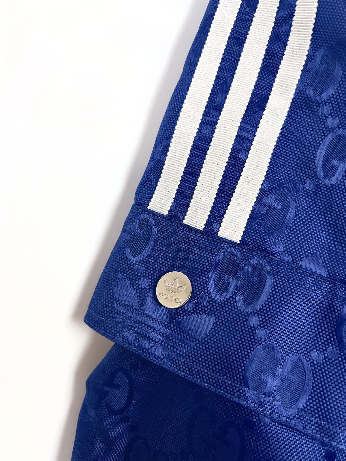 Adidas × Gucci Adidas x Gucci Blue Monogram Jacket - Iconic Collaboration Size XS / US 0-2 / IT 36-38 - 5 Thumbnail