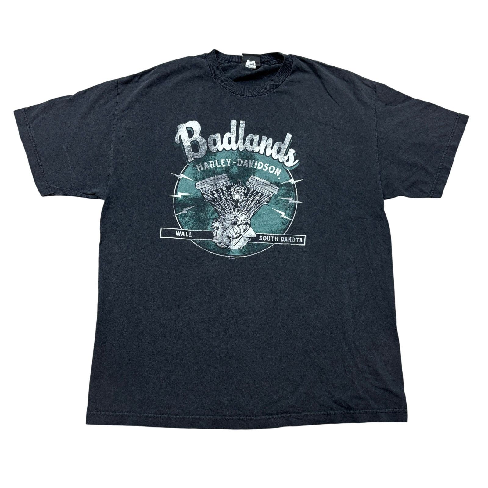 Harley Davidson Harley Davidson Badlands South Dakota Shirt Men's XL Grunge Size US XL / EU 56 / 4 - 1 Thumbnail