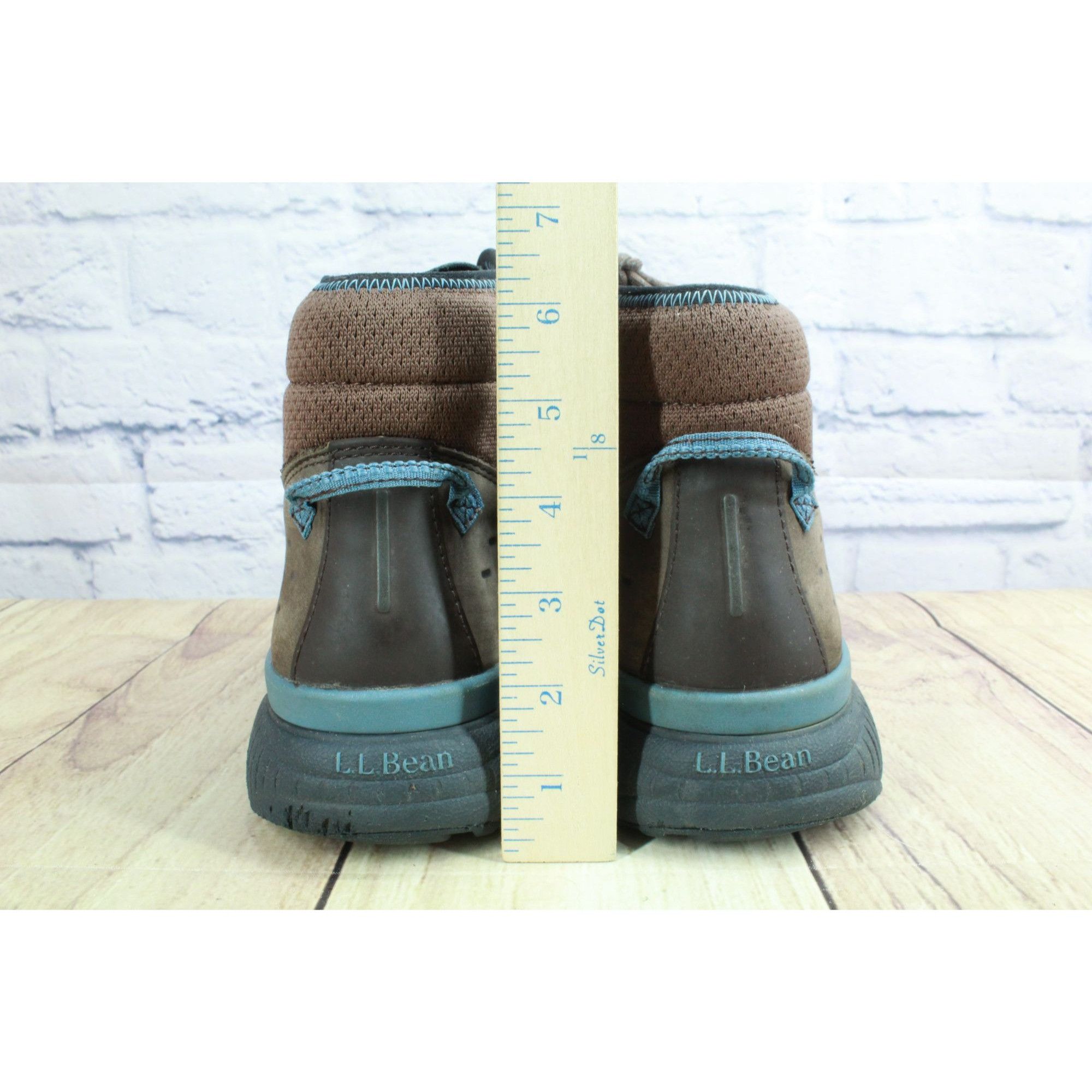L.L. Bean LL Bean Men's Brown Leather Waterproof B-Bound Hiking Boots Size US 11.5 / EU 44-45 - 6 Thumbnail