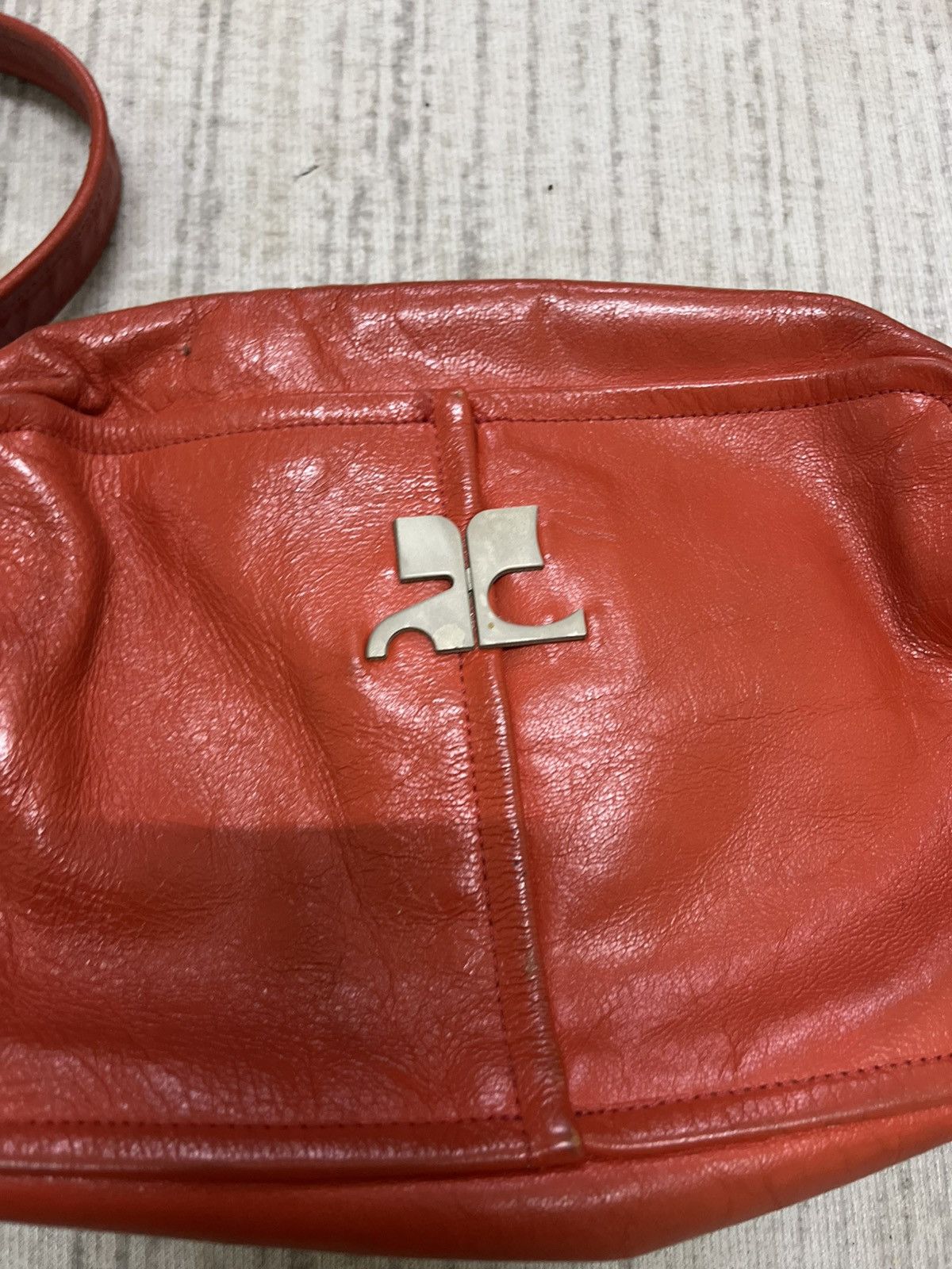 Courreges Vintgae 80s riri zip courreges leather bag Size ONE SIZE - 2 Thumbnail