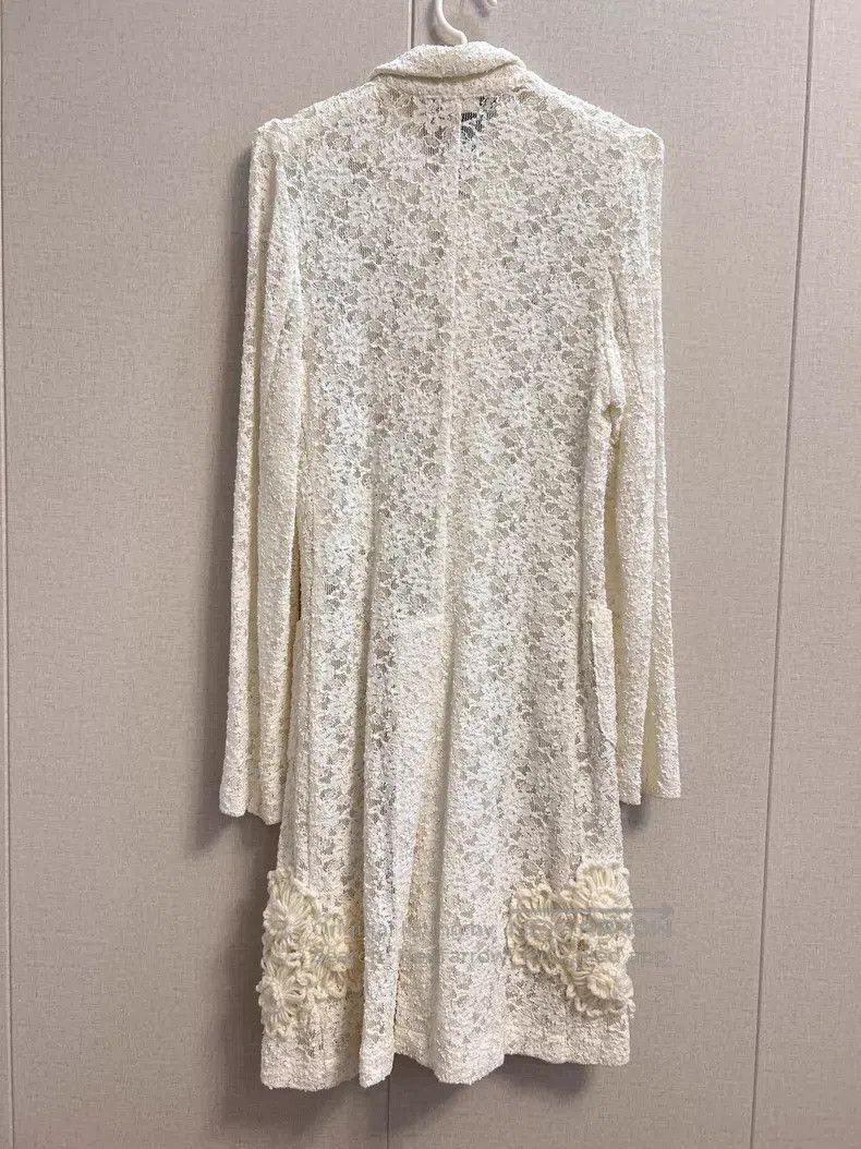Comme des Garcons Comme des Garcons Cream lace jacket Size S / US 4 / IT 40 - 2 Thumbnail