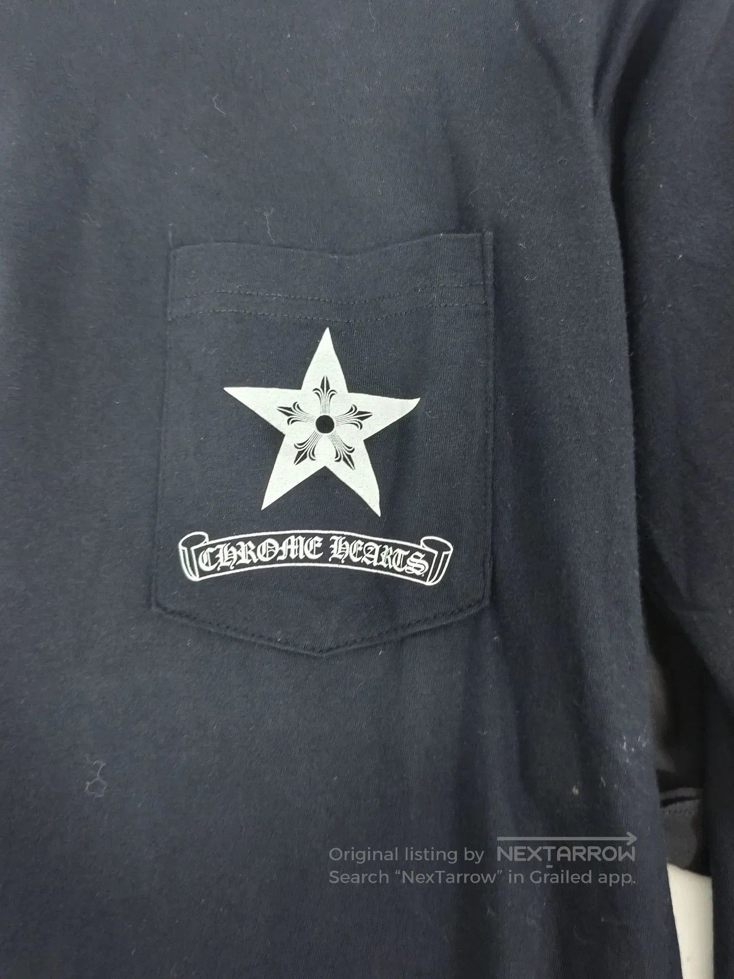 Chrome Hearts black long sleeve shirt with star design. Size US S / EU 44-46 / 1 - 2 Thumbnail