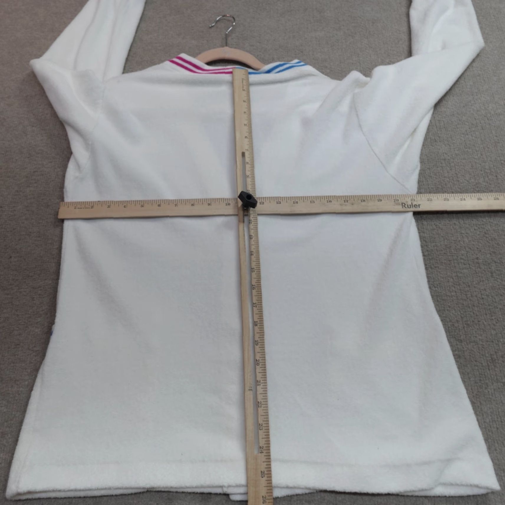 Vintage VINTAGE American Vintage Cardigan Sweater Womens Small White Terry Cotton Blend Pockets Button V-Neck Long Sleeve Women S Size S / US 4 / IT 40 - 4 Thumbnail