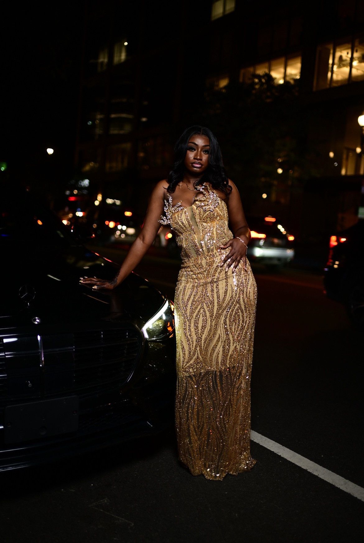 Other Gold Prom Dress Size ONE SIZE - 2 Thumbnail