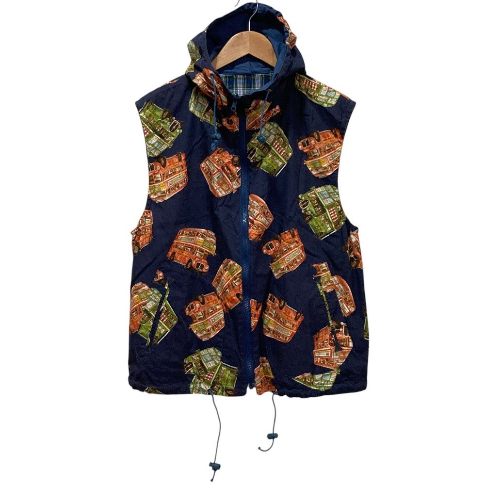Other Other Karl Helmut Cotton Reversible Hoodie Vest Textile Tops DUTY FREE for USA Size ONE SIZE - 1 Thumbnail