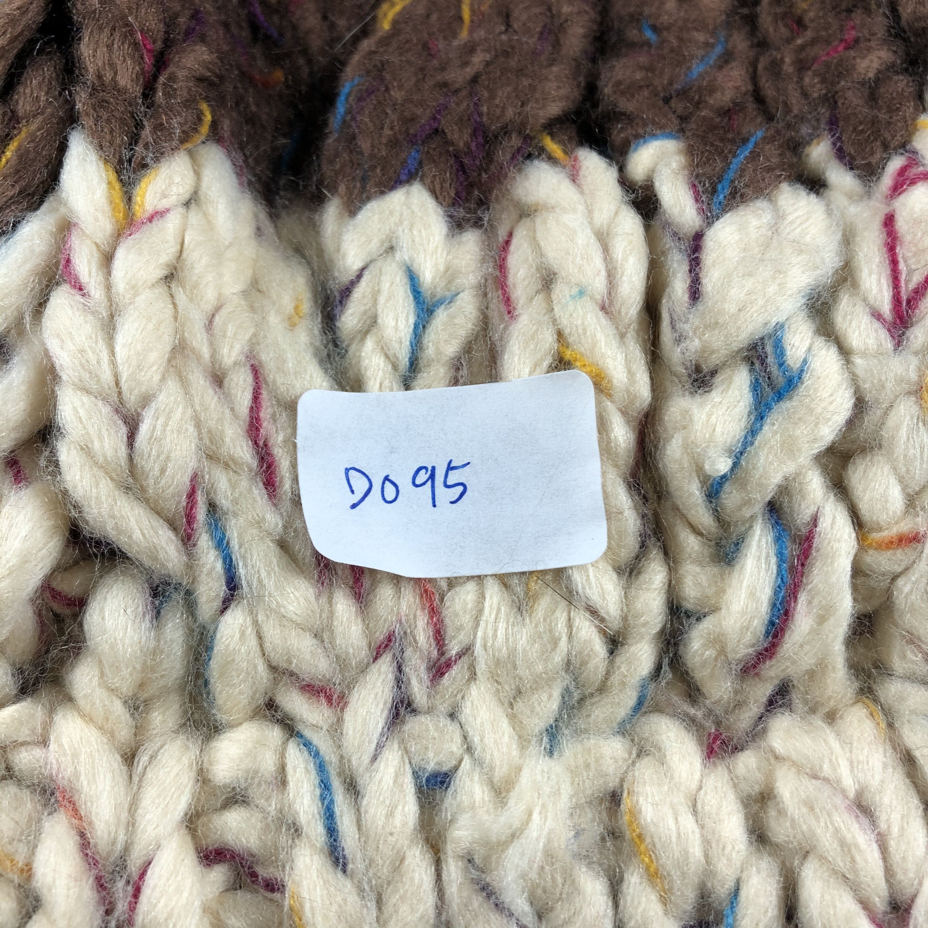 Vintage Crachet By Gabin Handmade Beanie Snow Hat Snow Cap -D095 Size ONE SIZE - 6 Thumbnail