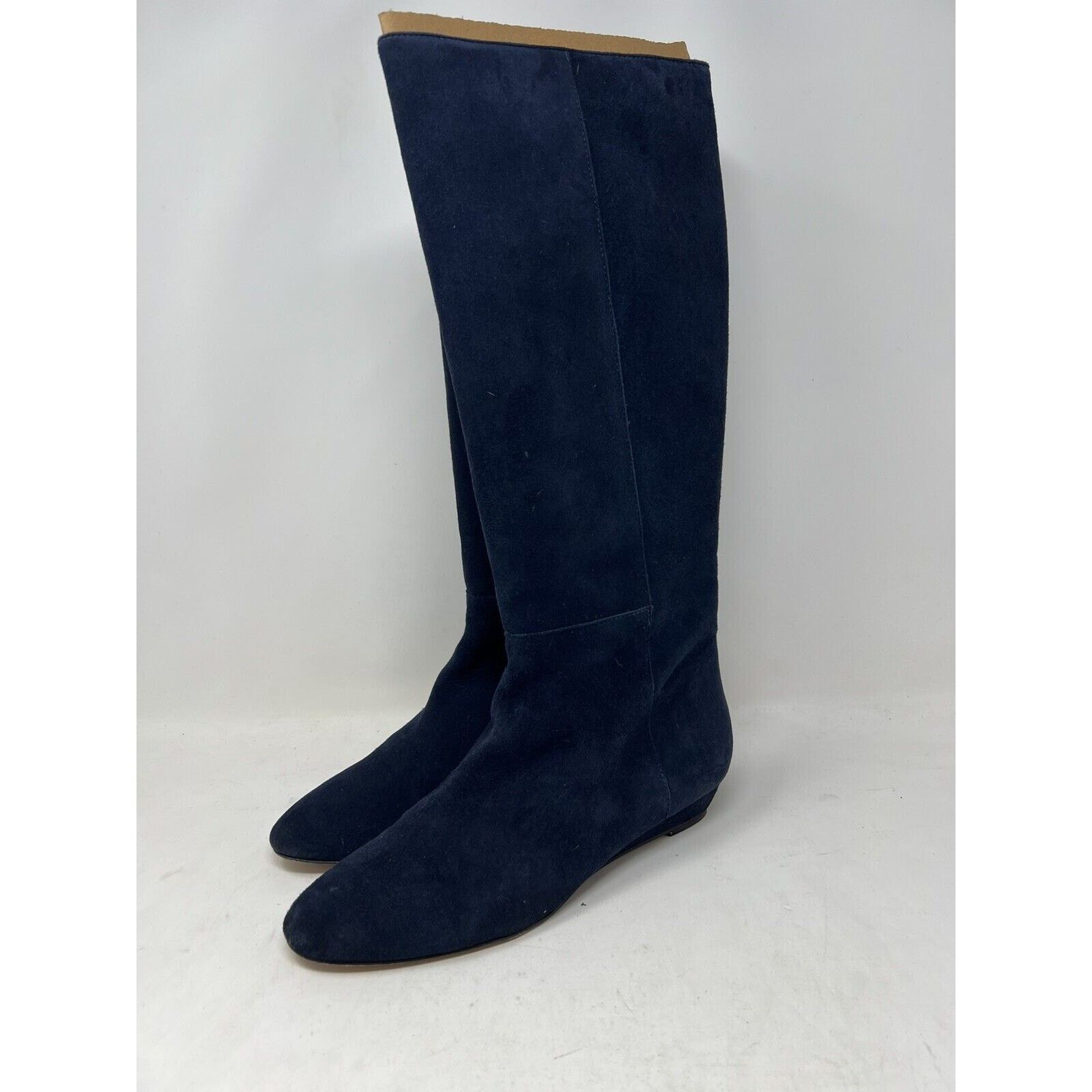 Loeffler Randall WOMEN'S LOEFFLER RANDALL Matilde Wedge Blue Suede 8.5 B Size US 8.5 / IT 38.5 - 1 Thumbnail