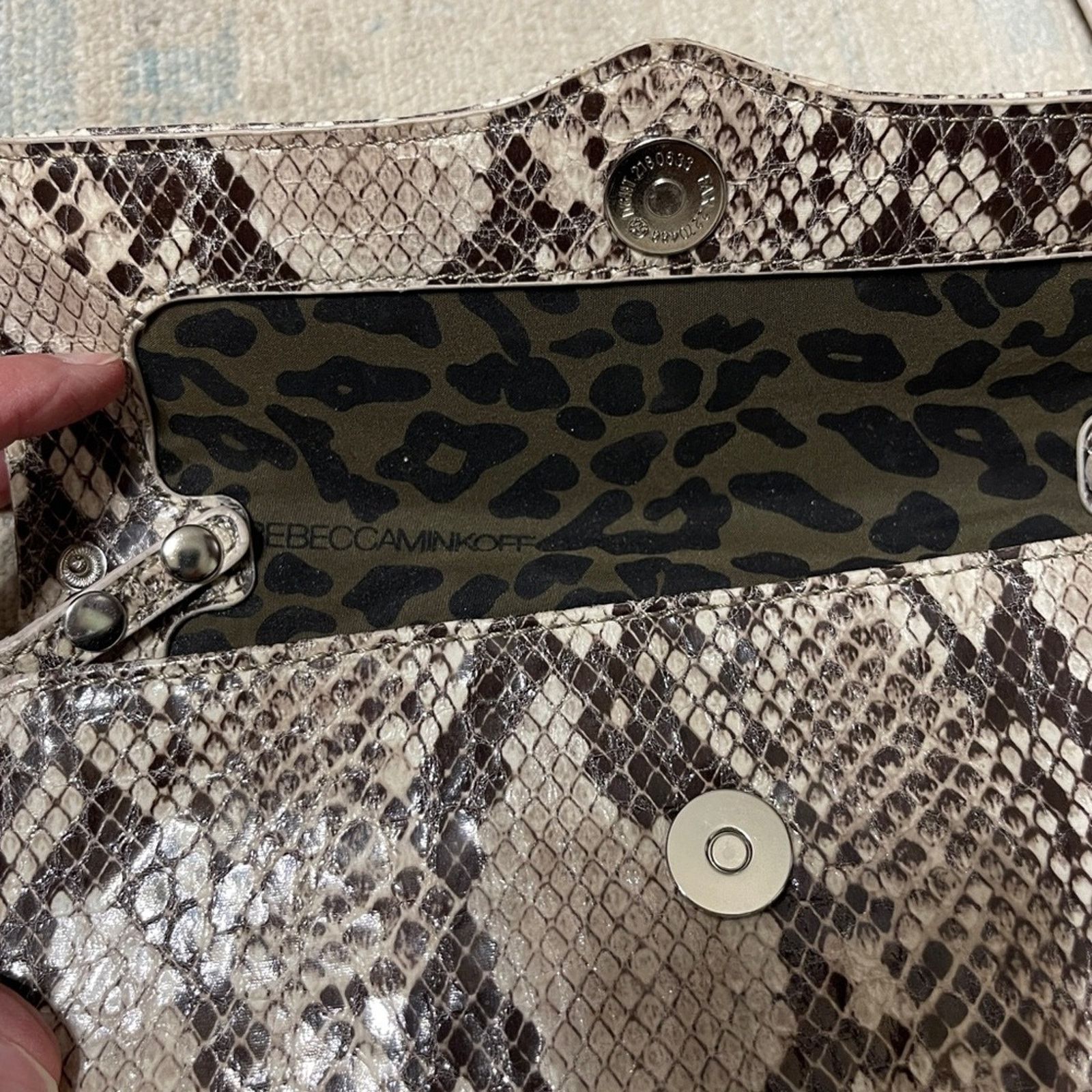 Rebecca Minkoff Rebecca Minkoff Snake Print MAB Crossbody Leather Purse Size ONE SIZE - 5 Thumbnail