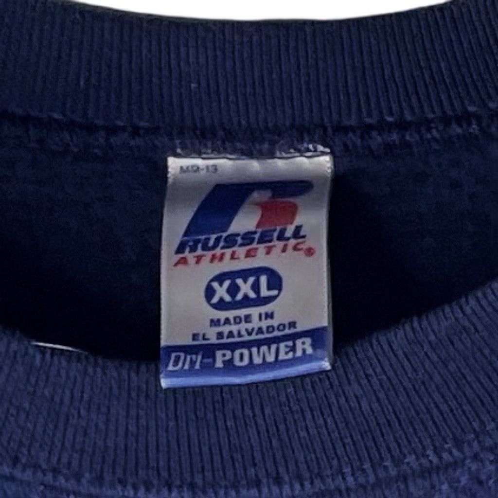 Russell Athletic RUSSELL Dri-Power Men's Blank Navy Crew Neck Sweatshirt XXL Size US XXL / EU 58 / 5 - 4 Thumbnail