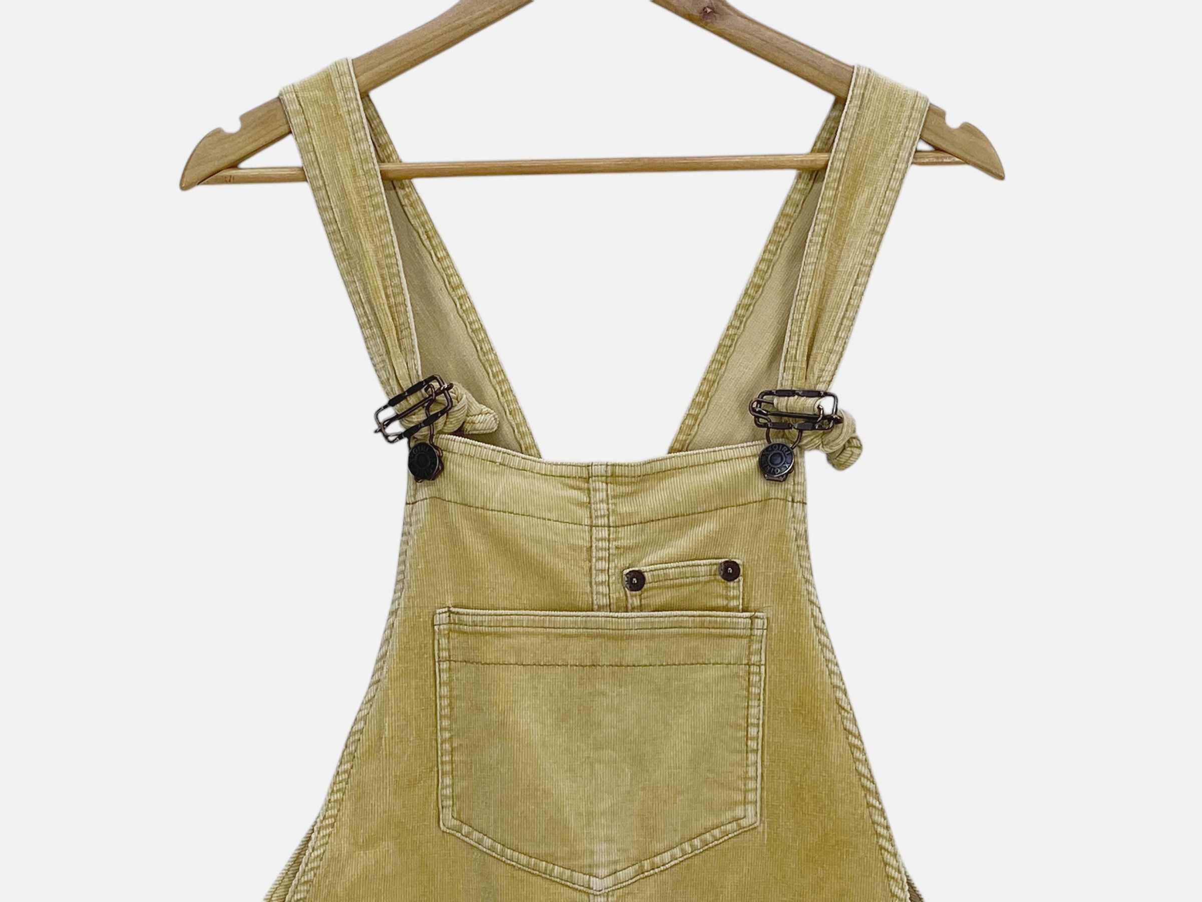 Japanese Brand X-girl Corduroy Bib Overalls Carpenter Jeans Size US 32 / EU 48 - 3 Thumbnail