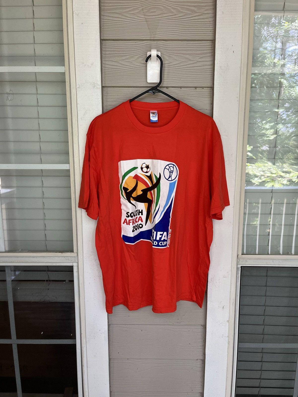 Vintage FIFA World Cup South Africa 2010 Official Adidas Fan Tee Size US XXL / EU 58 / 5 - 1 Thumbnail