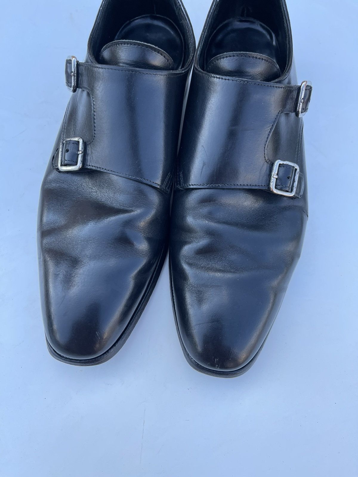 Crockett & Jones Crockett & Jones seymour black leather monks loafers Size US 7 / EU 40 - 9 Thumbnail