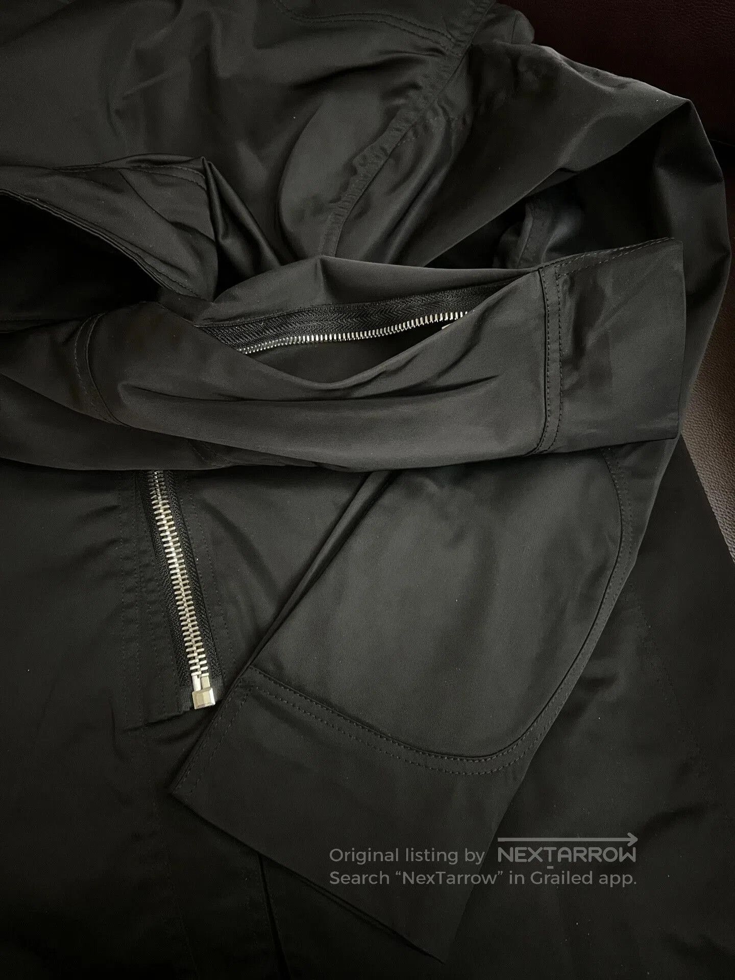 Rick Owens Rick Owens Black Asymmetric Zip Jacket. Size US M / EU 48-50 / 2 - 6 Thumbnail