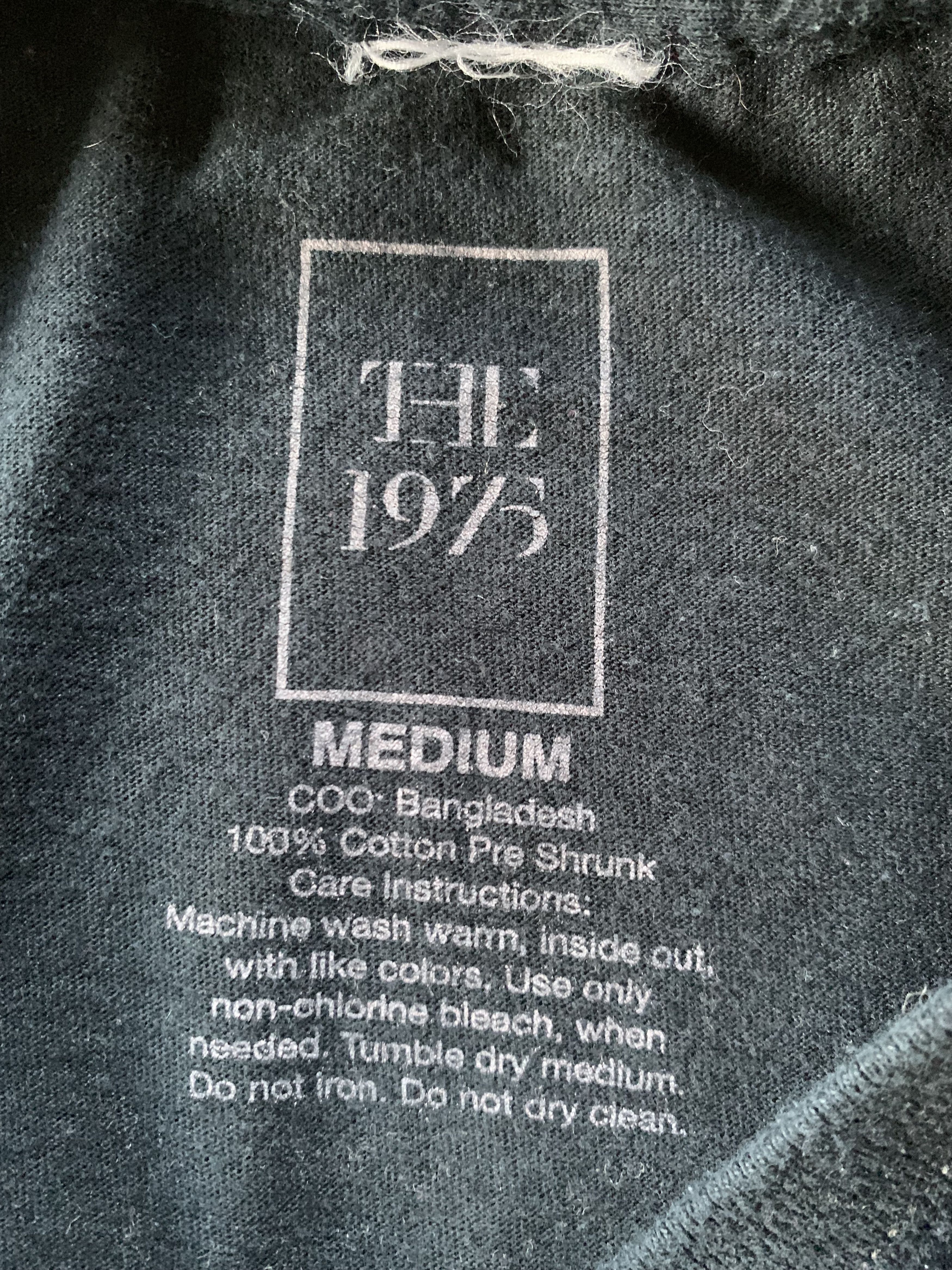 Band Tees The 1975 Vintage Printed Tour T Shirt Size US M / EU 48-50 / 2 - 7 Thumbnail
