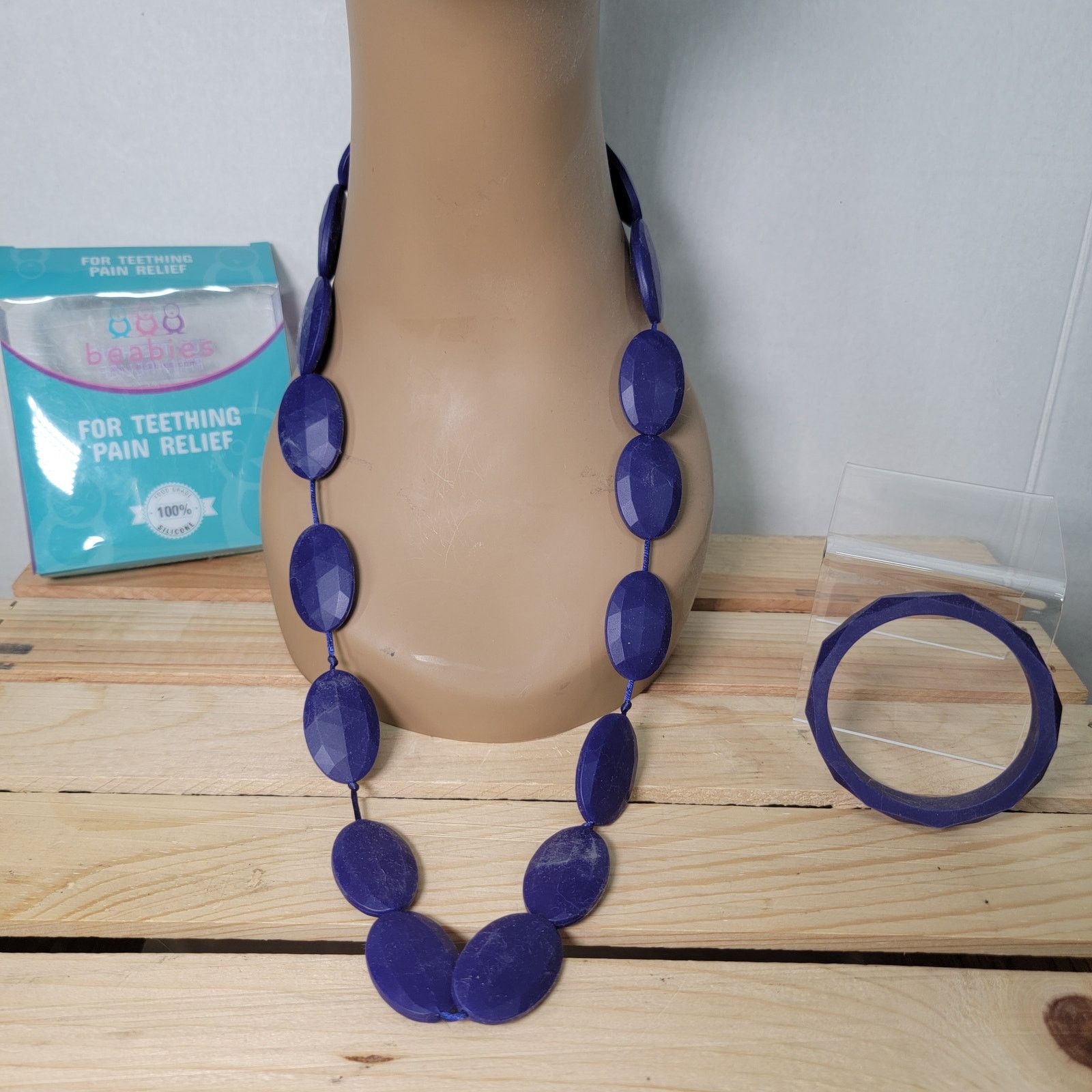 Other Beabies 100% Silicone Teething Necklace and Bracelet - NEW Size ONE SIZE - 4 Thumbnail