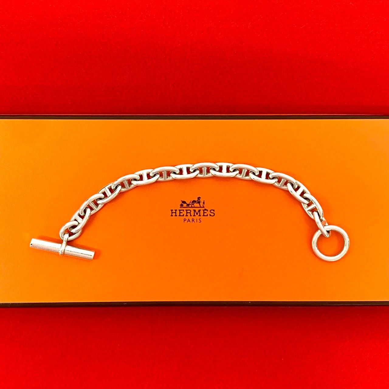 Hermes Hermes Hermes Chaine d'Ancre Silver 925 Bracelet Metal Bracelet DUTY FREE for USA Size ONE SIZE - 1 Thumbnail