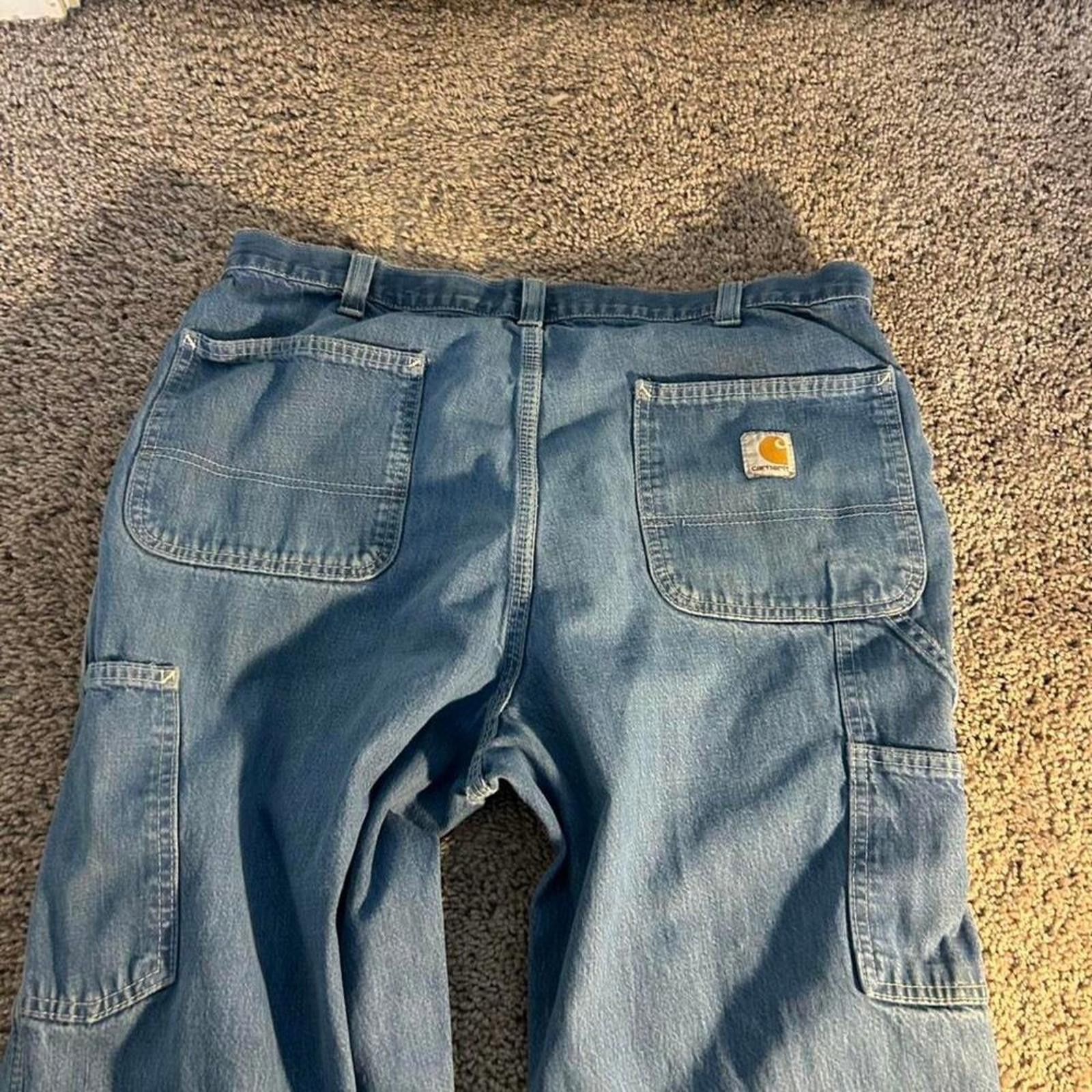 Carhartt Vintage distressed carhartt jeans 36x34 Size US 36 / EU 52 - 6 Thumbnail