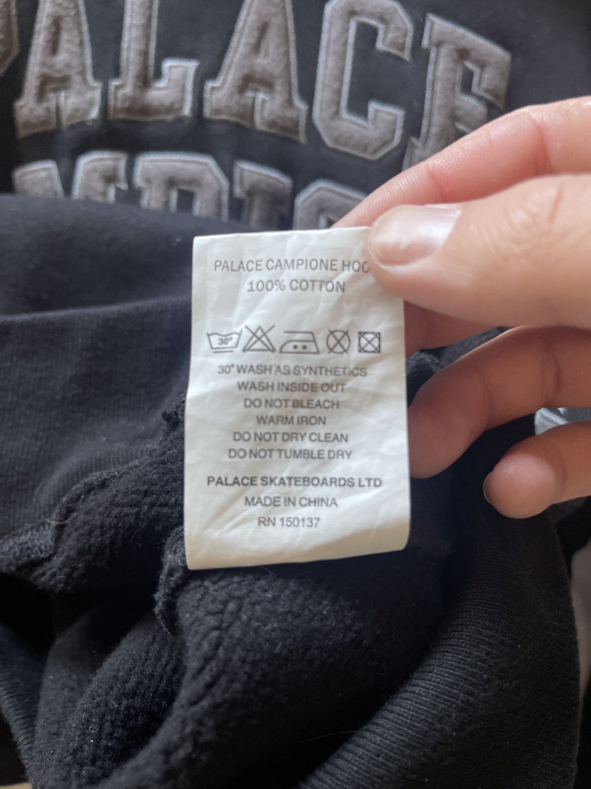 Palace campione hoodie