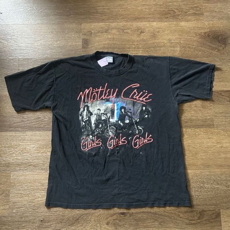 All Sport Motley Crew "Girls Girls Girls" Vintage Tee Size US XL / EU 56 / 4 - 1 Thumbnail