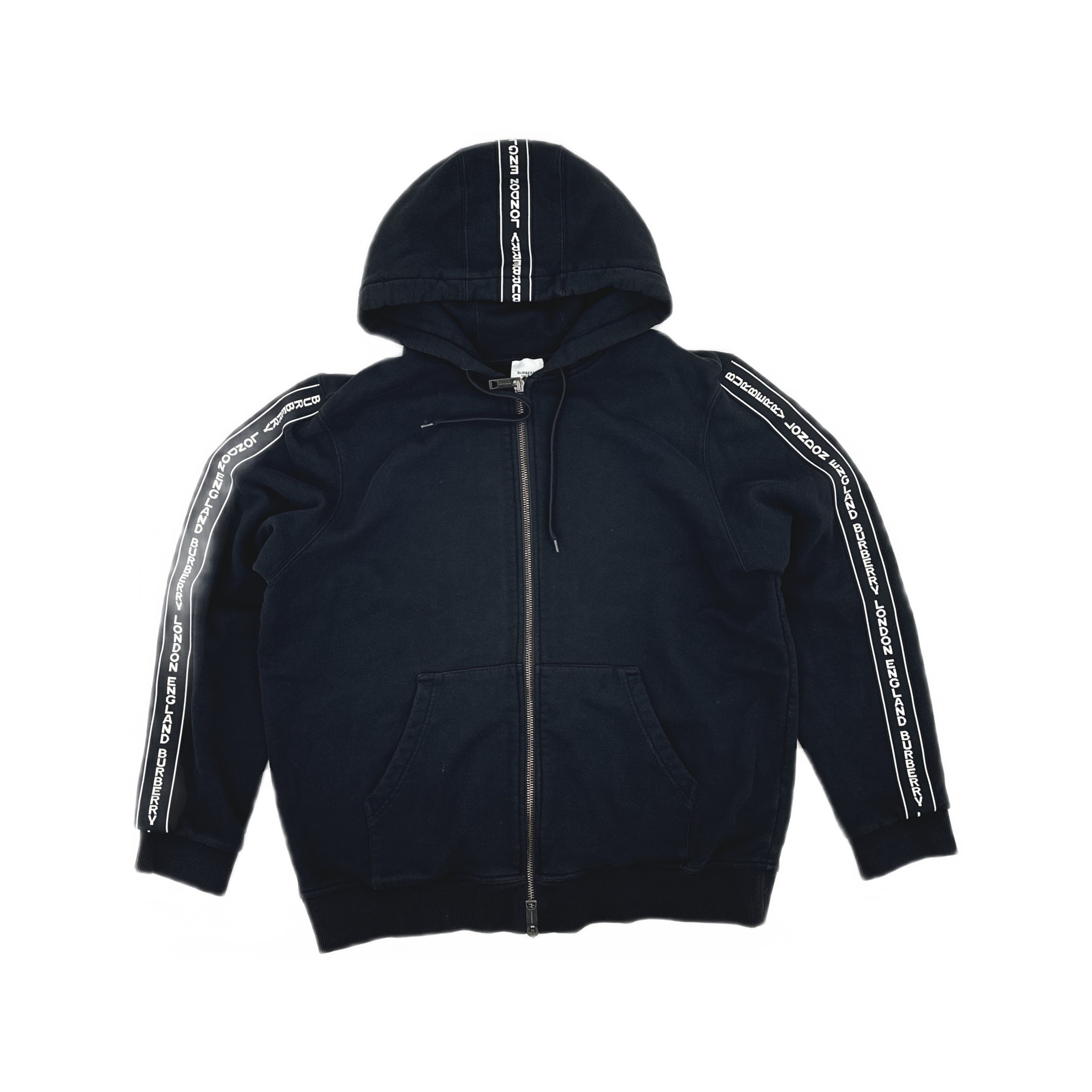 Burberry Burberry Logo Tape Zip Hoodie Size XL Size US XL / EU 56 / 4 - 1 Thumbnail