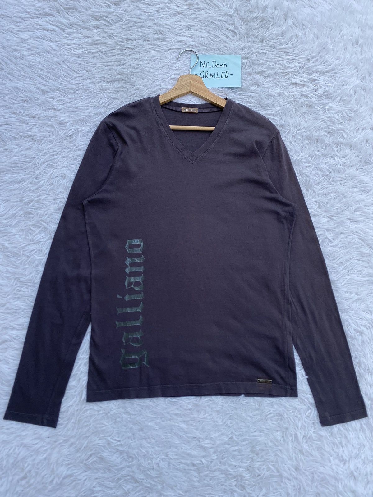 John Galliano Rare Vintage John Galliano Spellout Long sleeve Size US M / EU 48-50 / 2 - 1 Thumbnail