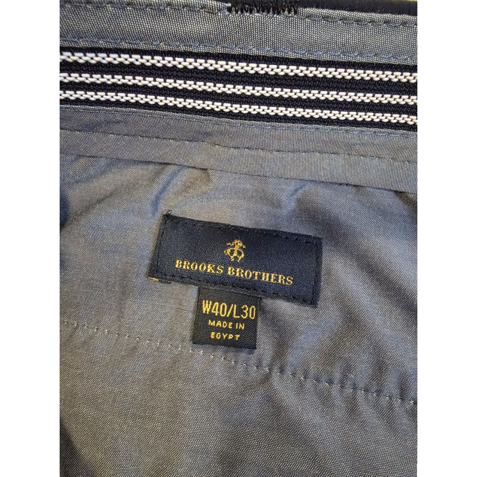 Brooks Brothers Brooks Brothers Performance Tech Chino Pants Blue Regular 40x30 Mens Stretch Breathable Flat Front Straight NWT Size US 40 / EU 56 - 7 Thumbnail
