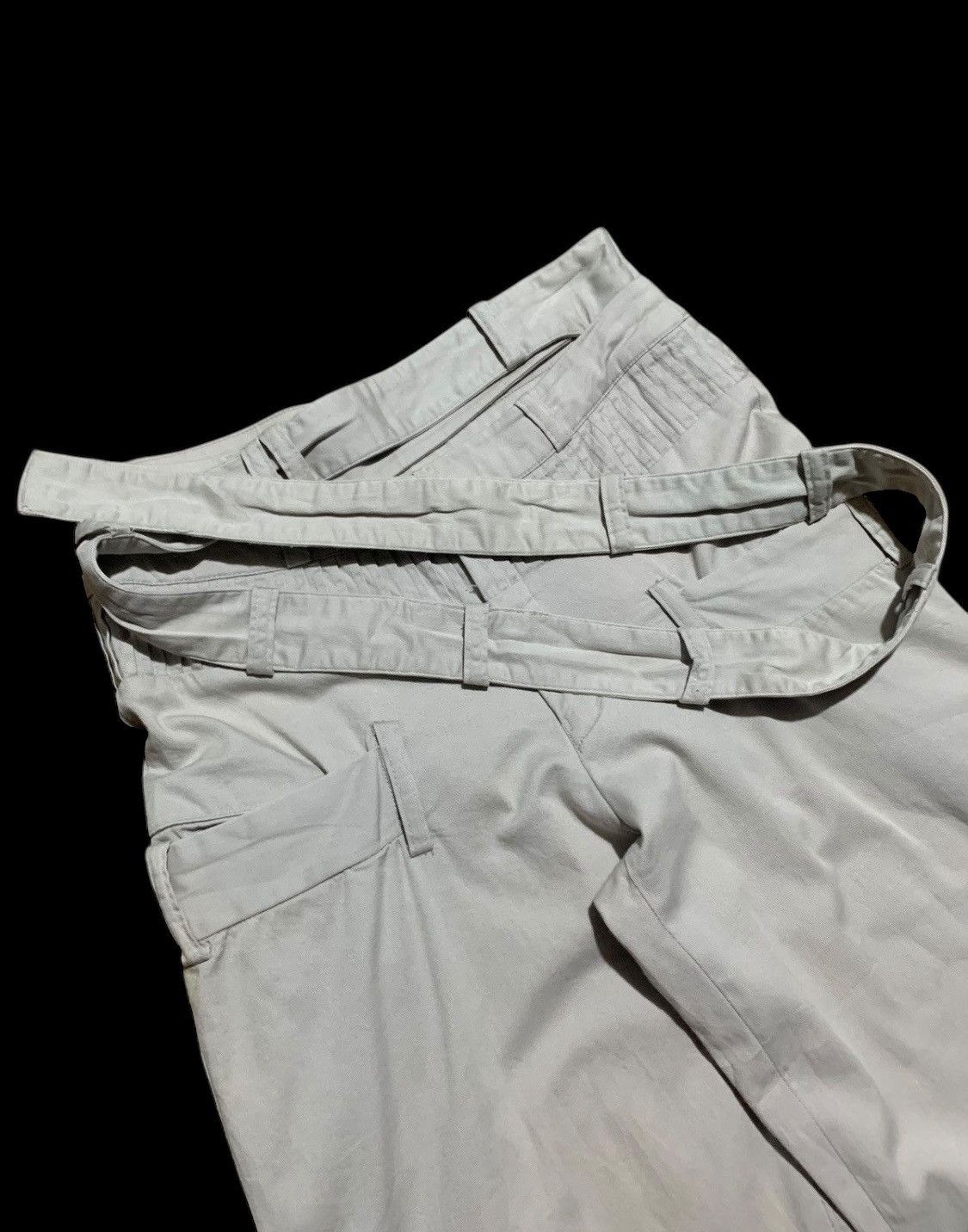 Issey Miyake Tsumori Chisato Double Waist belted hakama pants Size US 29 - 4 Thumbnail