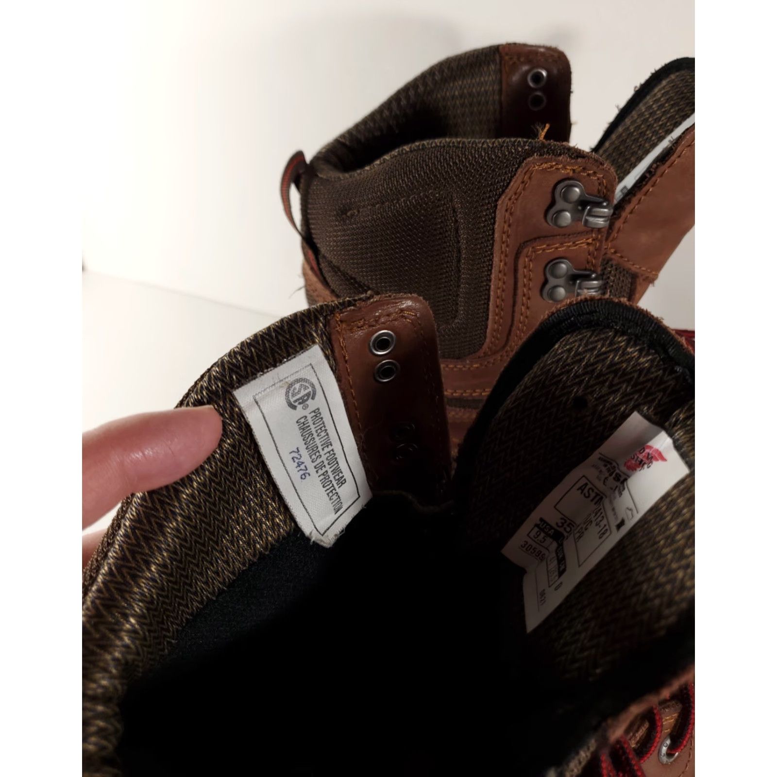Red Wing Red Wing Boots Brown ASTM F2413-18 Waterproof Mens 9.5 Boot Leather Workwear Mens 9.5 Brown Red Wing Shoes Shoes Mens Size US 10 / EU 43 - 7 Thumbnail