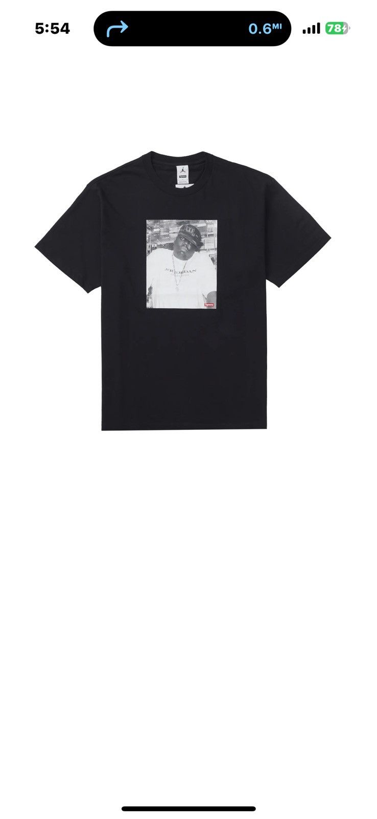 Jordan Brand Supreme Jordan brand biggie smalls notorious big Size US S / EU 44-46 / 1 - 1 Thumbnail
