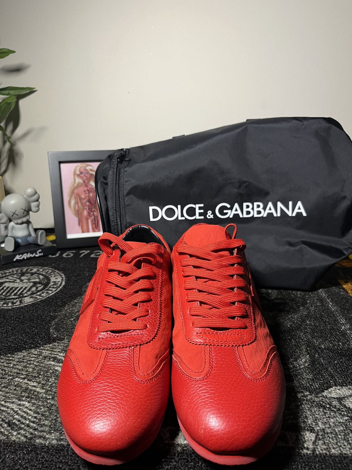 Designer × Dolce & Gabbana Dolce & Gabbana Red Sport Casual Size US 9.5 / EU 42-43 - 2 Thumbnail