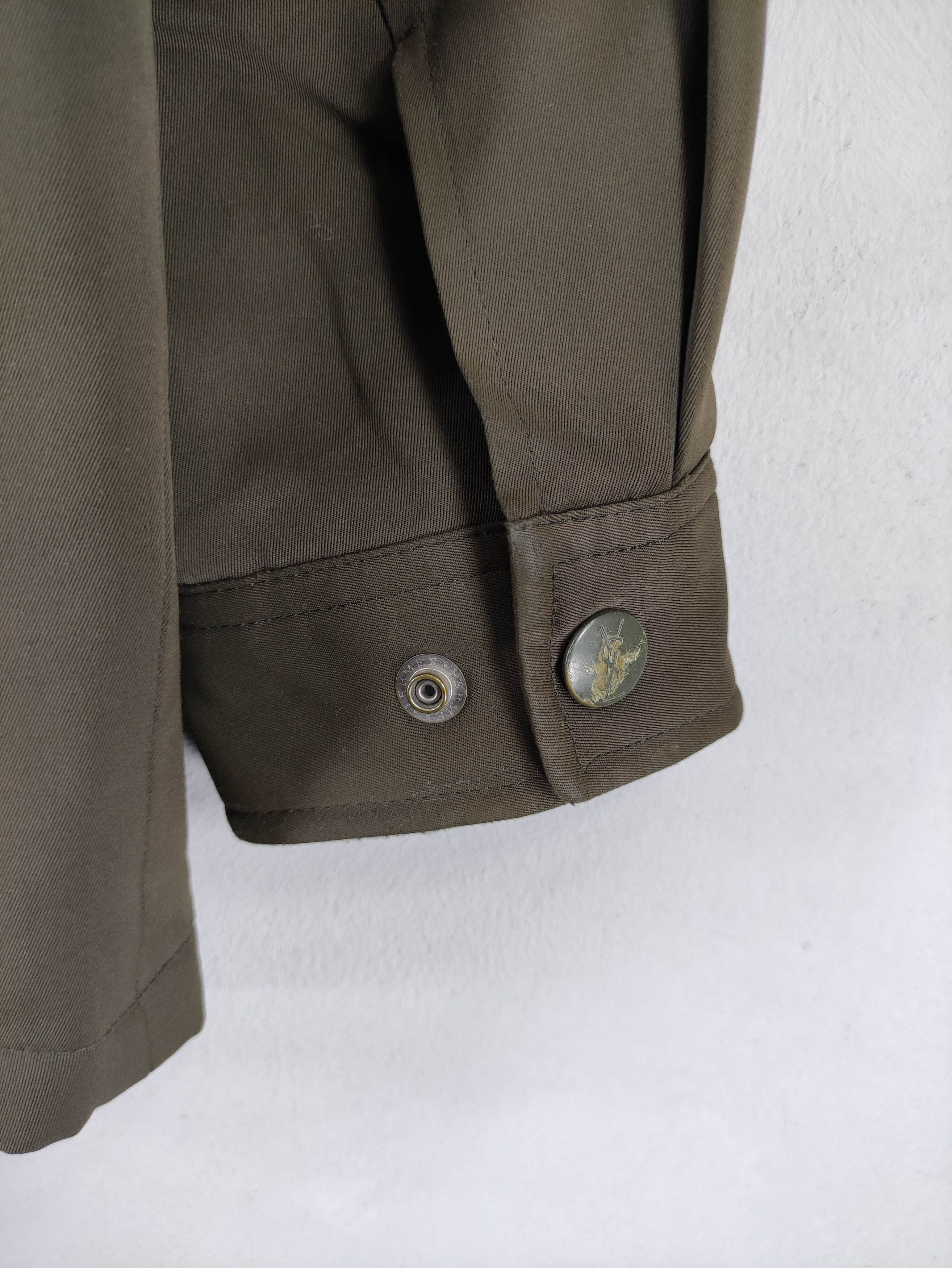 Yves Saint Laurent Vintage Yves Saint Lauren Small Logo Faded Jacket Size US L / EU 52-54 / 3 - 15 Thumbnail