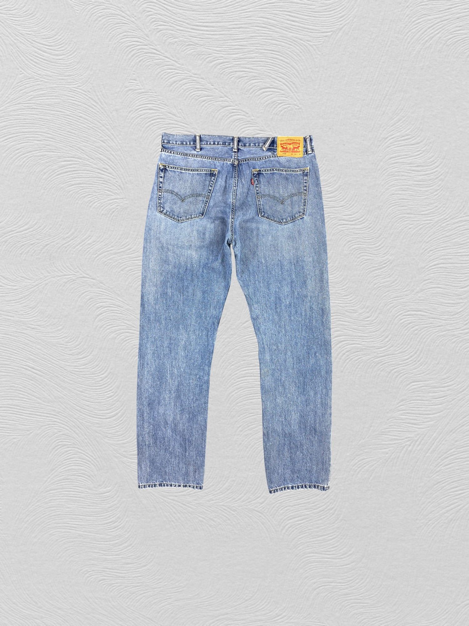Levi's Distressed Blue Levi's 505 Jeans 37x33 Denim -SJ089 Size US 37 - 2 Thumbnail