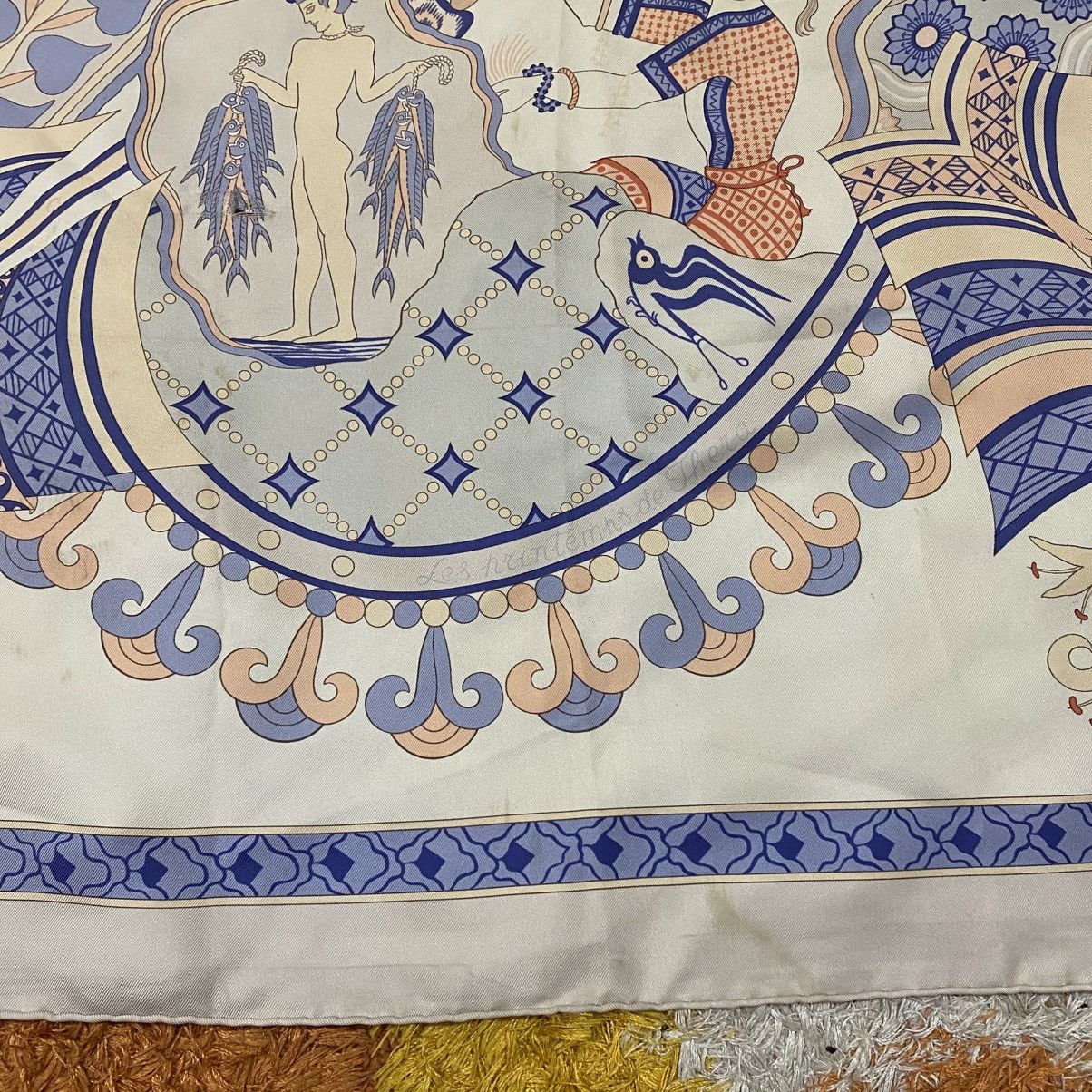 Hermes ☀️Hermes Les Printemps de Thera silk scarf by J.Abadie Size ONE SIZE - 8 Thumbnail