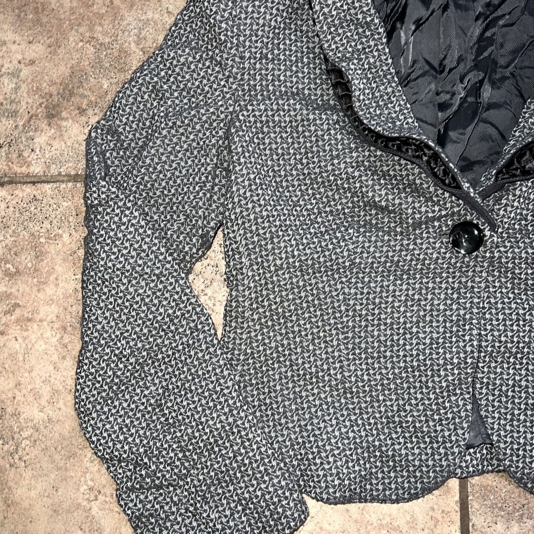 Armani Armani Collezioni Wool Blazer Womens Size 6 Italy - Regular Length Jacket Size M / US 6-8 / IT 42-44 - 4 Thumbnail