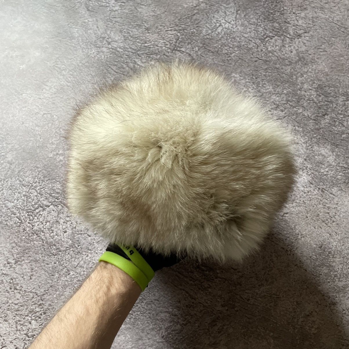 Vintage Vintage 90s Mohair Beanie Fuzzy Knit Hat Streetwear Slim OS Size ONE SIZE - 1 Thumbnail