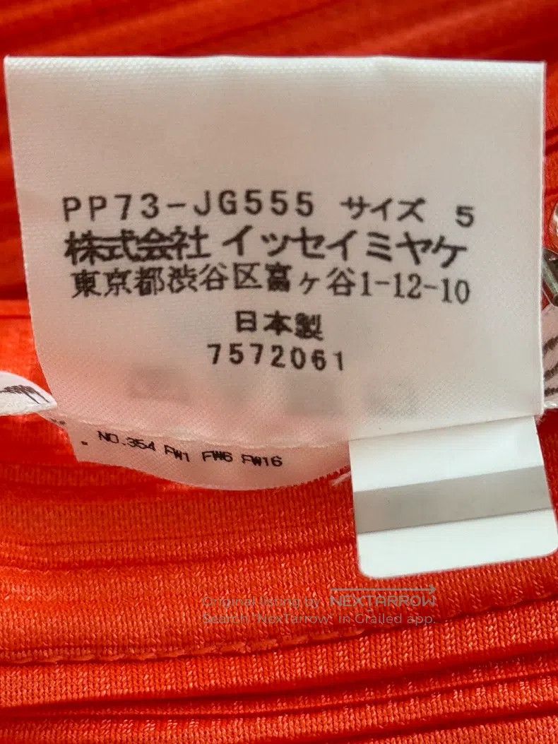 Issey Miyake Issey Miyake size:5 Orange Midi Skirt Size 22" - 4 Thumbnail